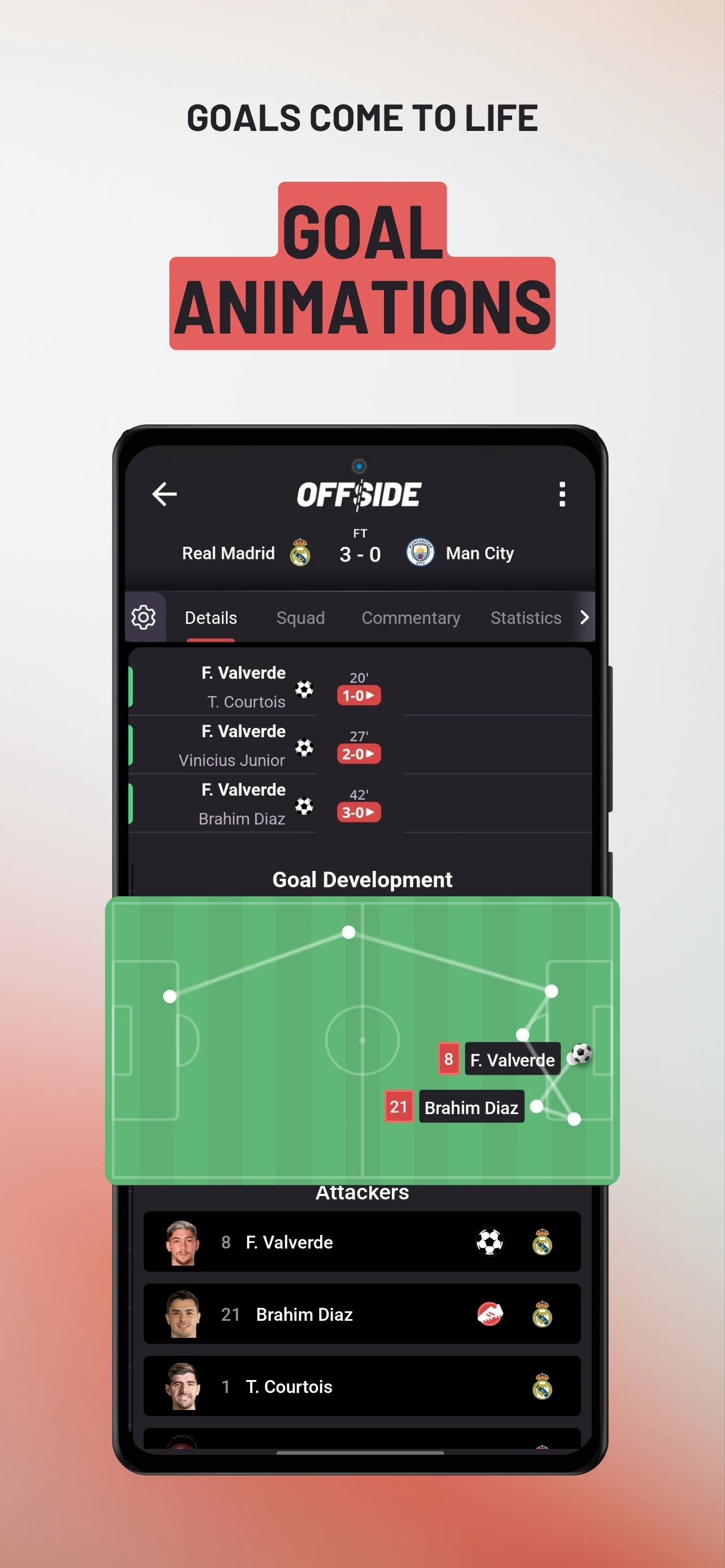 Goal animations